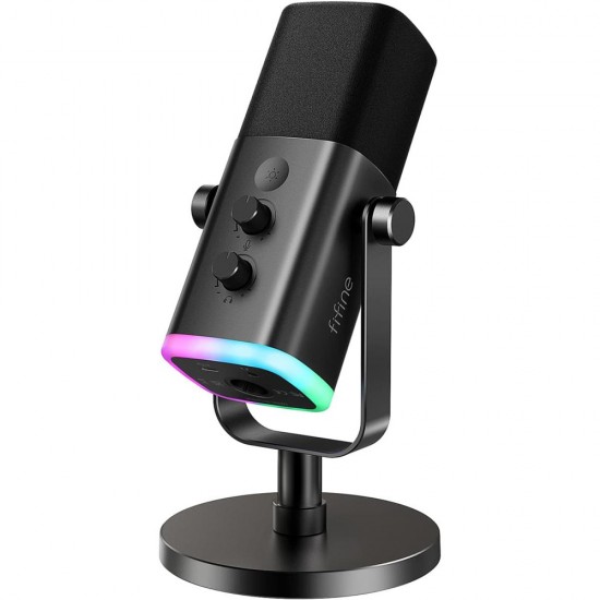 FIFINE AMPLIGAME AM8 USB XLR DYNAMIC MIC WITH RGB TAP TO MUTE GAIN